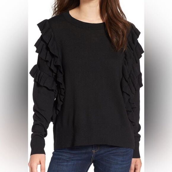 BP Ruffle Pullover - Picture 1 of 7
